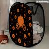 1Pcs Halloween Series 4 Pop-Up Laundry Hamper Expandable Mesh Hamper Basket for Room Bedroom Bathroom Organization Contemporary Storage