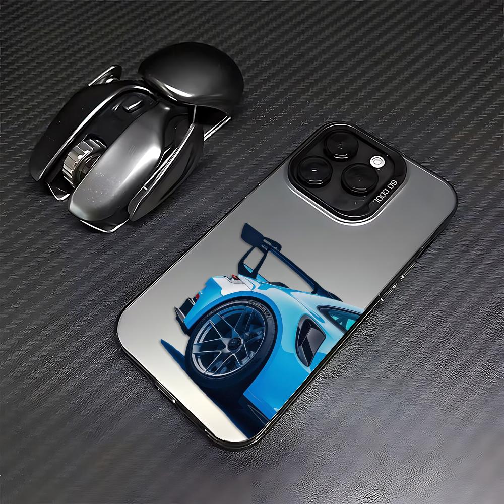 Luxury sports car rear Phone Case For iPhone 17 16 15 14 13 12 11 mini Pro Max X XR XSMAX 8 Air Plus Anti Fall Matte Back Cover iPhone 11