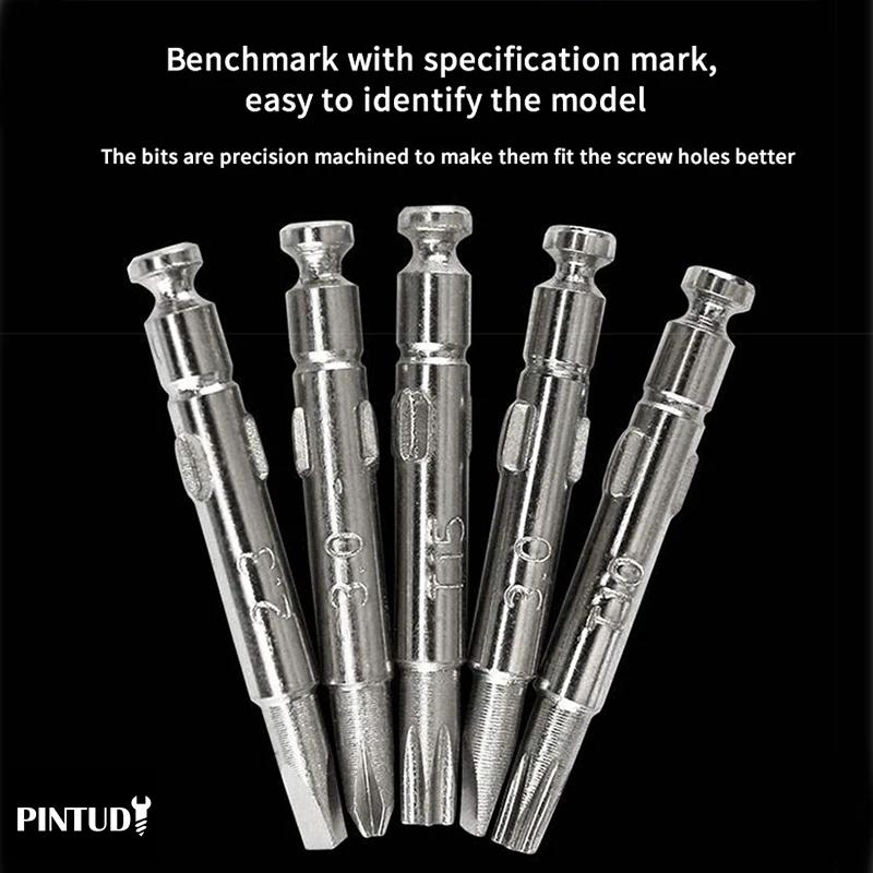 PINTUDY 25 in 1 Screwdriver Set Portable High Quality Disassembly Repair Tool Screwdriver Multifunctional Manual Screwdriver Set