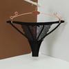 Bow Sheer Lace Thong Stretchy Strappy Romantic Panties Floral Embroidery Briefs  Ladies Girls