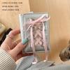 Sweet Style Lace Bowknot Short Wallet For Women Button-Up Trifold Card Holder Wallet Mini Wallet Purse Wallet Small Wallet Cute Wallet