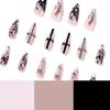 Le Fan Gothic cross letter wearing nail art fake nails Spice girl cool spicy nail piece nail piece wholesale