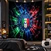 Wall Hanging Tapestry Italy Football Print Cloth for Living Room Bedroom Home Decor