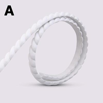 1PC Mirror Edge Banding Strip Plaster TV Background Wall Border Ceiling Line Decorative PVC Soft
