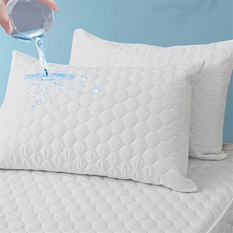 Waterproof Pillowcase For Bedroom 48x74cm 2 Pieces Waterproof Pillowcase Waterproof Cushion Cover For Pillows Outer Cover No Pillow