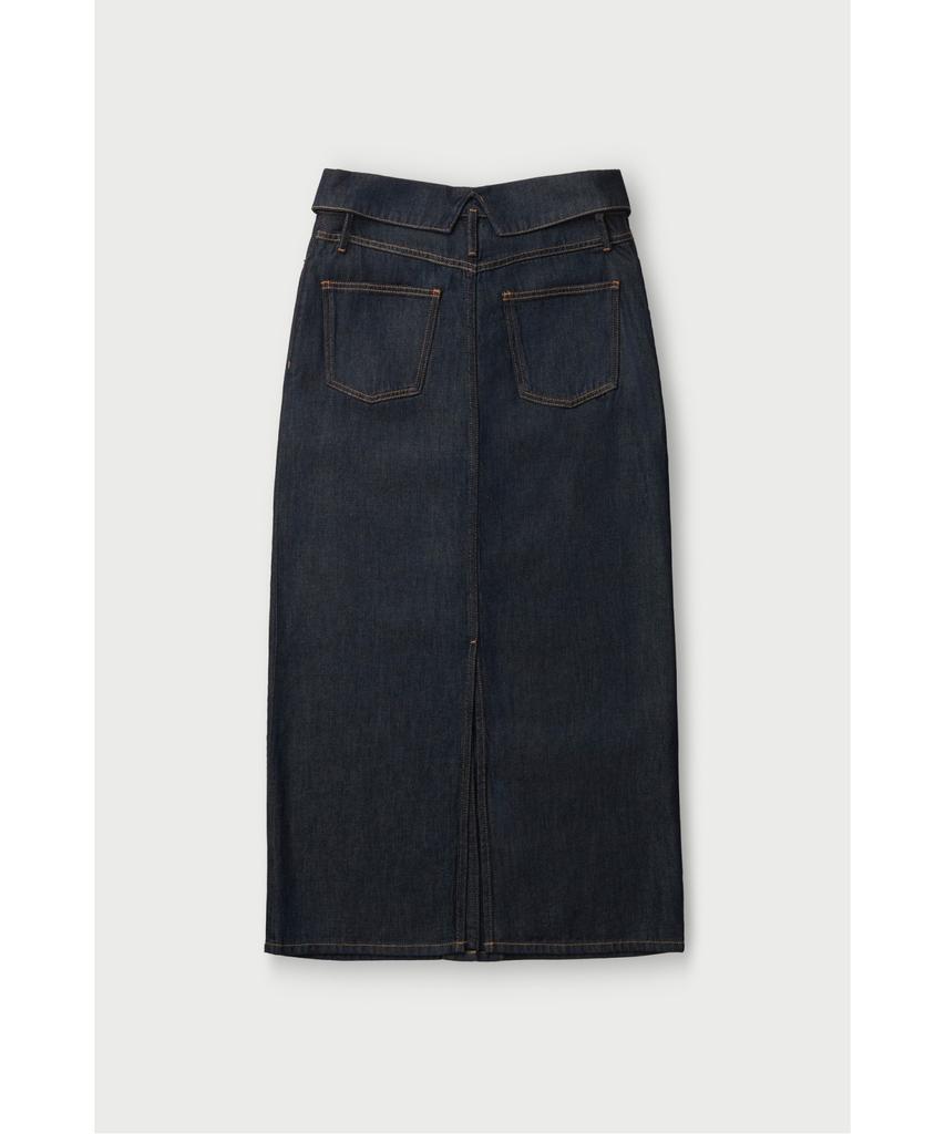 IROWOMEN Rosiane Tencel Denim Foldover Skirt Iokam26101Bux