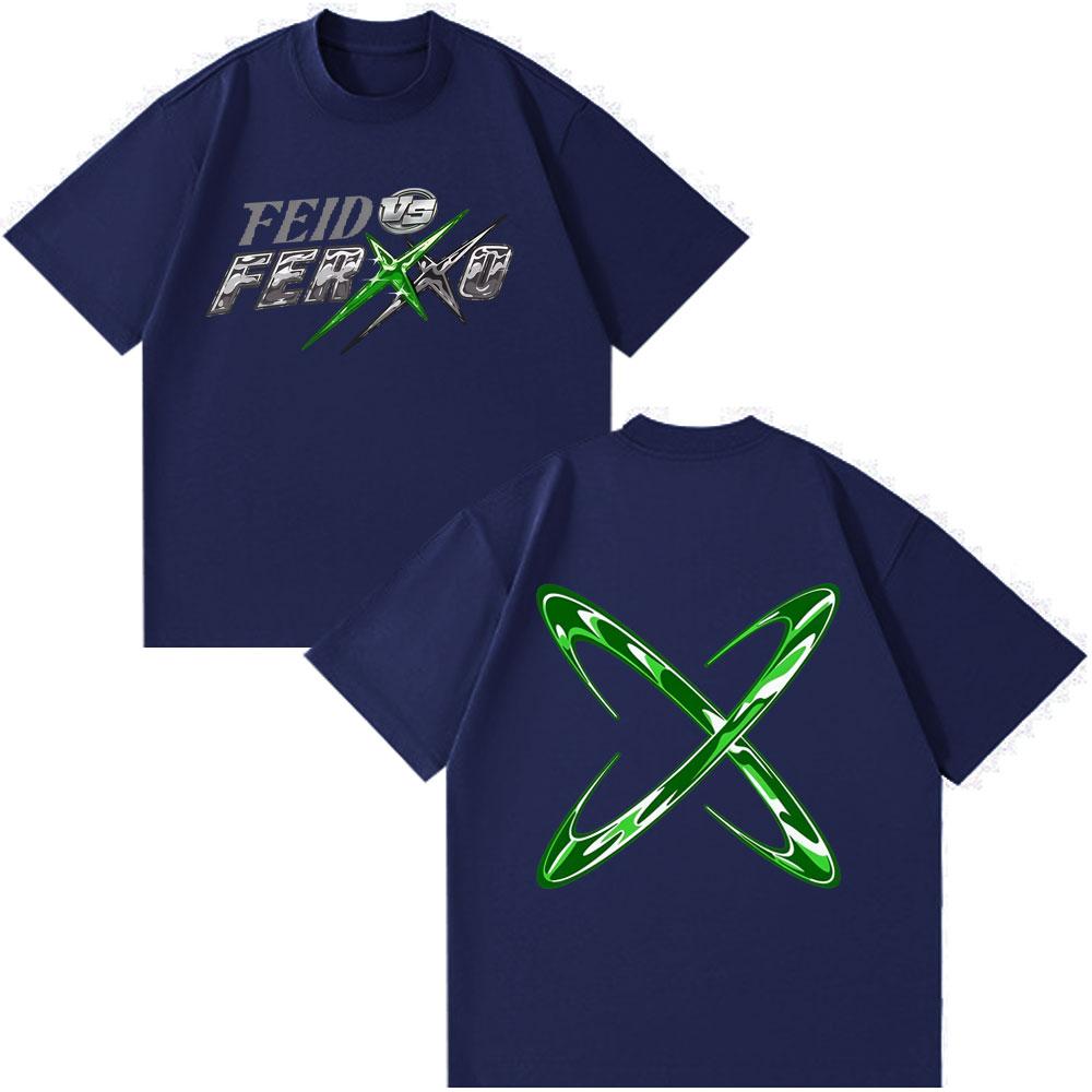 Rapper Feid Ferxxo Tour 2026 Graphic Tshirts Unisex Fashion T Shirt Shortsleeved High Quality Cotton Casual Tshirts Fan Gifts