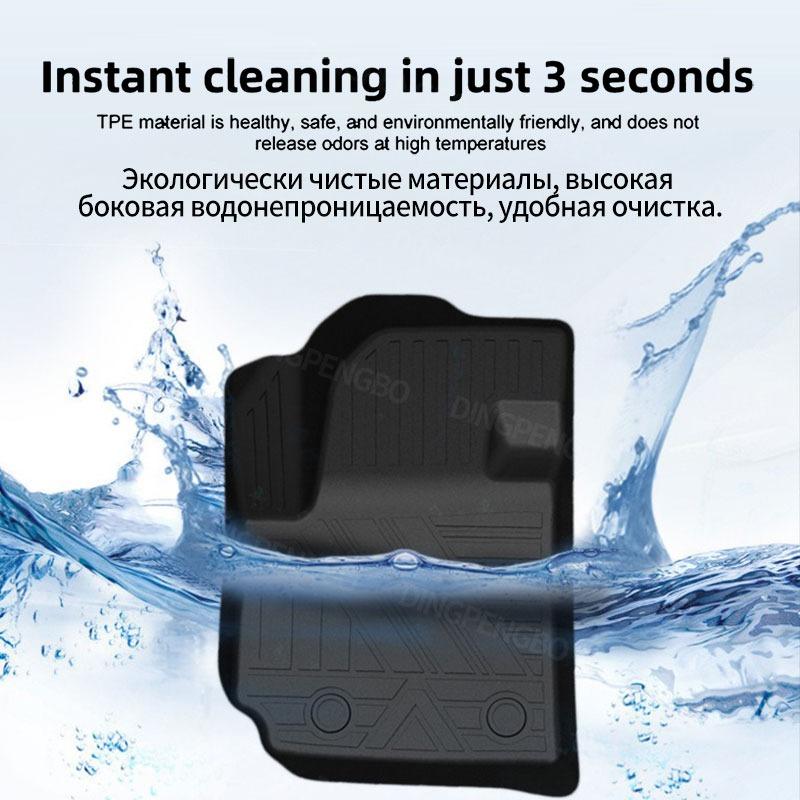 Car Floor Mats for BMW X5 Fuel Version 2019-2022 TPE Foot Mats Waterproof Odorless Pads Tray Mat Interior Car Accessories