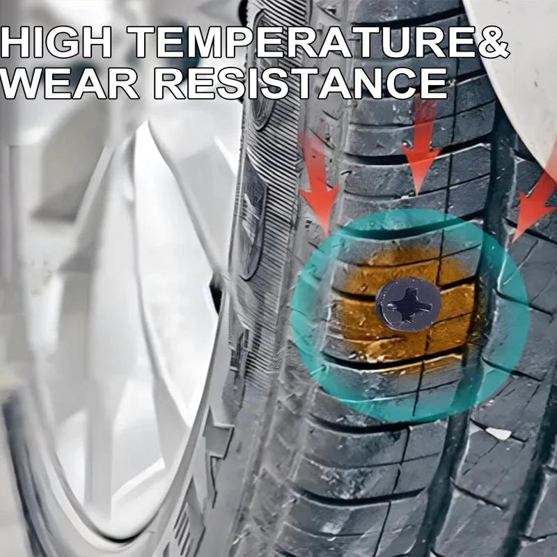 10/20/30Pcs Car Tyre Repair Rubber Nails Set Universal Cars Motorcycle Patch Nails Truck Bicycle Scooter Puncture Repair Tools