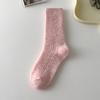 Hotsale Japanese Style Wool Blend Socks  Solid Thick Warm Women Socks for Autumn Winter  Cozy