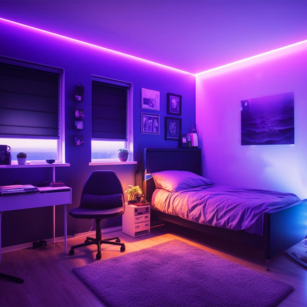 LEKE COB LED Strip Light with USB Remote, 2m, 3000K Warm White, Flexible, High-Density 320 LEDsm, 180° Lighting, CRI90, Double-Sided Tape,