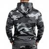 Men S Outdoor Casual Camo Fleece Half Zip Hooded Long Sleeve Sweatshirt