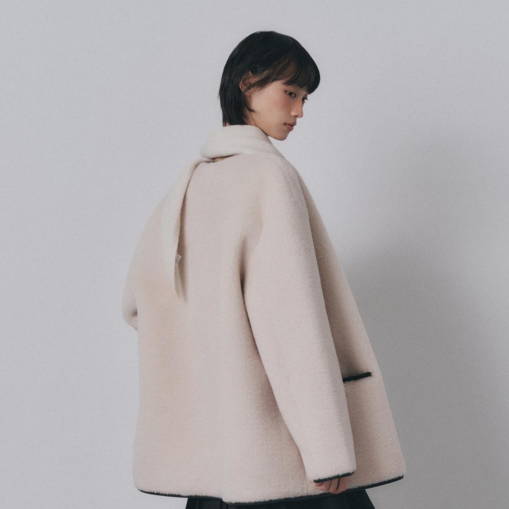 Triangle Knit Muffler_MIAAMFV29C