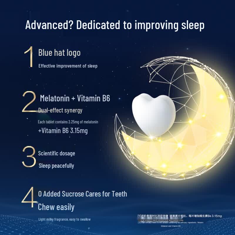 BYHEALTH Star Companion Melatonin with B6 Tablets