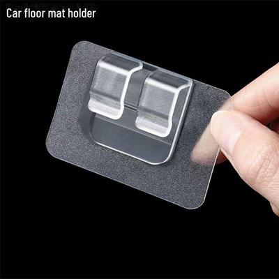 Car Floor Mat Velcro Stickers - Strong Double-Sided Adhesive Fasteners