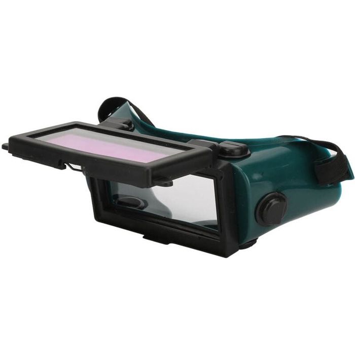 Lunettes de soudage, masque pour les yeux à assombrissement solaire automatique Lunettes de soudage pour soudeur lunettes(Vert )