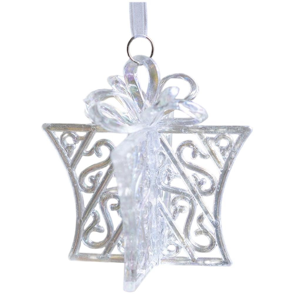 

Classic And Modern Style Acrylic Hanging Decorations Christmas Tree Ornaments Present Pack