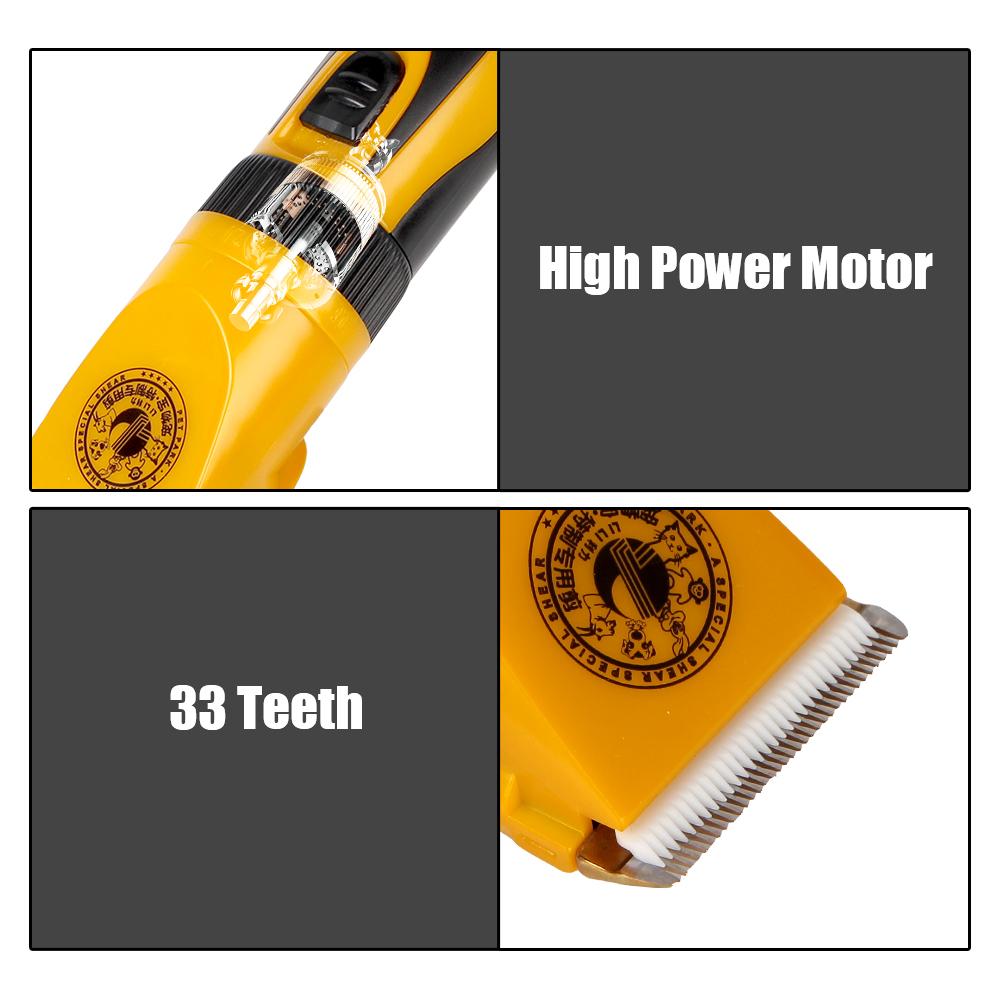 Optional Ceramic Blade / Pet Hair Clipper Electric Scissors Haircut Trimmer Shaver Set for Rabbit Cat Puppy Grooming CutterGood product
