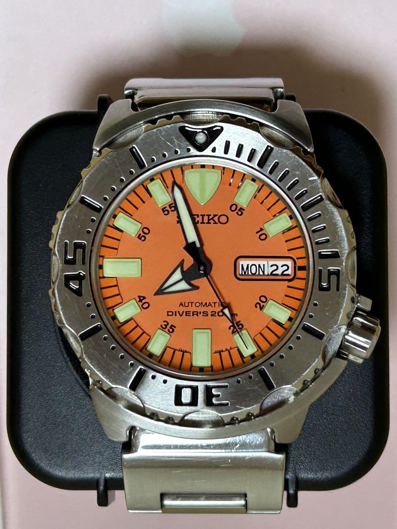 

[USED] SEIKO Orange Monster Divers 200 Automatic Watch in good working order