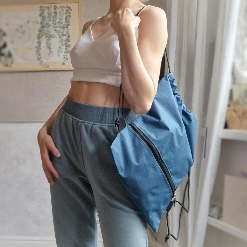 Skládací batoh se stahovací šňůrkou Lehký a kompaktní pro cestování, turistiku a každodenní použití