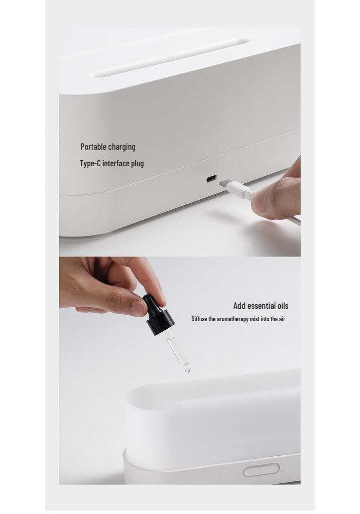Colorful Flame Aromatherapy USB Humidifier for Home & Hotel