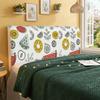 Cute Cartoon Elastic Bedhead Cover Print Design Thicken Bed Head Slipcover Dustproof Non-slip Headboard Cover Bedroom
