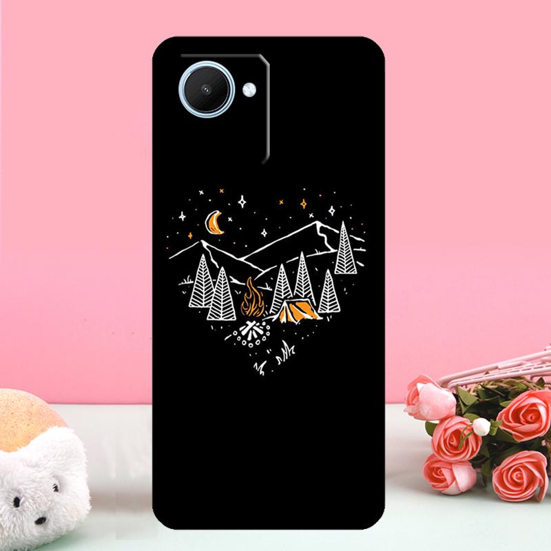 Nature Camping Art For Realme C55 C71 C53 C67 C75 C61 C33 C63 C51 C65 10 11 12 13 14 15 Pro Plus GT7 Pro Case