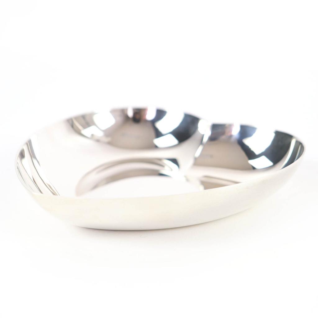 Excellent TIFFANY&Co. Dish Silver Tray Heart Plate Silver 925 Women Used