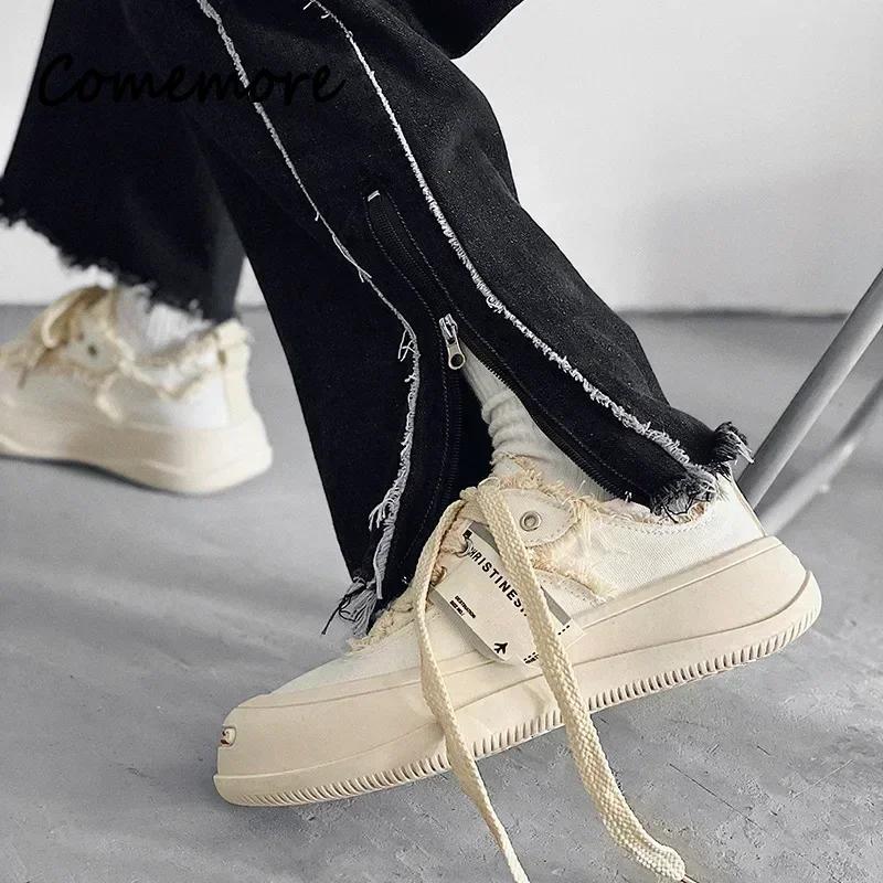 Shoes for Men Fashion Big Head Designer Sneakes Mens Canvas Skateboard Shoes Walking Chunky Tenis Autumn Unisex Zapatillas