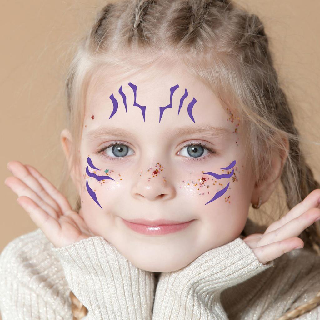 Party Role-playing Lightning- Makeup Face Stickers