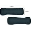 Wanty 1 Pair Black Color Neoprene Multipurpose Comfort Shoulder Strap Pads Shoulder Cushion Pad Protector for Backpack Rucksack/Travel Bag/Car Seat