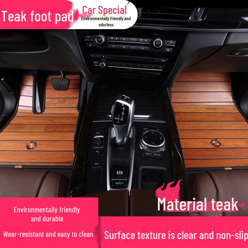 Nissan, Wey, Subaru, Skoda Custom Solid Wood Car Floor Mats