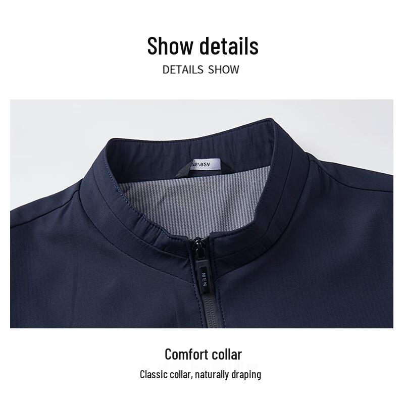 Pierre Cardin Men's Casual Business Stand-Collar Jacket