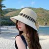 Weave Women Sun Hat Wide Brim Sunscreen Bucket Hat Fashion Sun Cap  Ladies/Girls