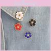 Creative Cartoon Cherry Blossom Alloy Brooch Unique Floral Pin For Men And Women In Vibrant Colors Perfect For Fashionable Accessories