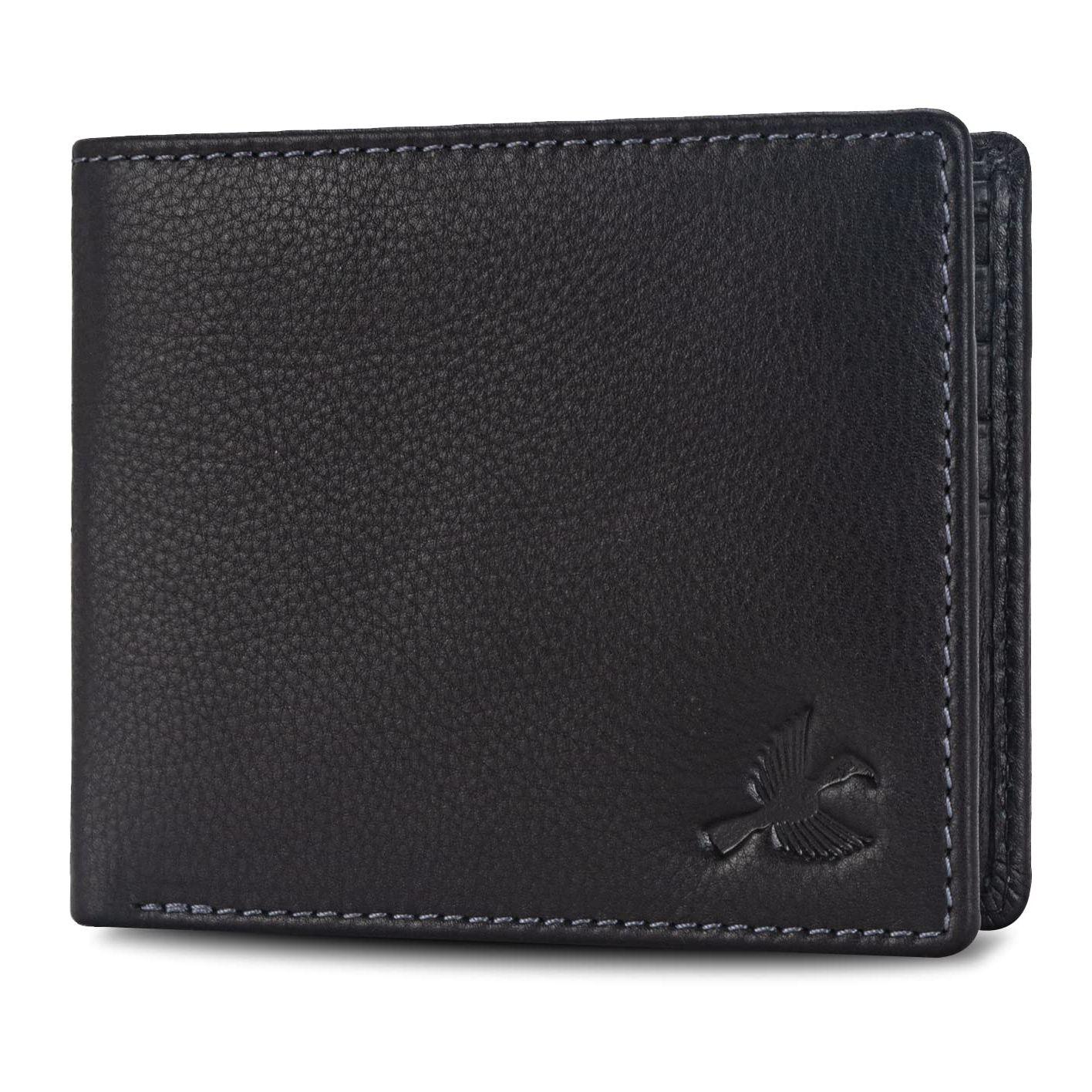 Кожаный мужской кошелек Maddison черного цвета с блокировкой Rfid | Кошельки мужские — фото 6