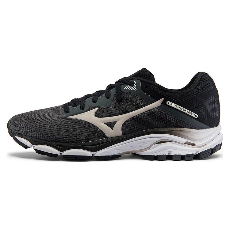 

Mizuno Кроссовки для бега Wave Inspire 20 с низким верхом Женские кроссовки Черный Синий Желтый J1GC204446 38.5