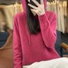 Women Knitted Hoodie Sweater MODERN NEW SAGA Winter Knitted Pullover Sweatshirt Autumn Soft Warm Wool Sweaters Female Jumper Knit Top