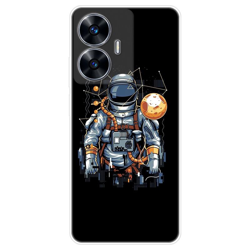 Pro Realme C55 C55 Pouzdro Realme C55 RMX3710 Měkký silikonový zadní kryt Kreslený obal na telefon Módní