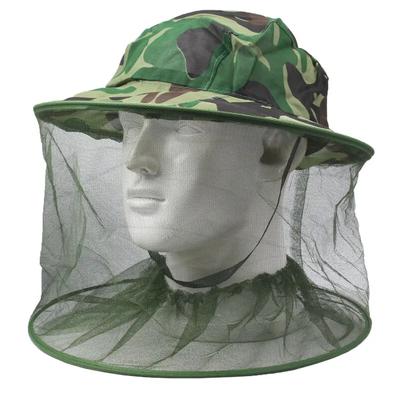 Net Mesh Face Protector Cap Insect Bee Mosquito Resistance Sun Fish Hat Camouflage Anti-bee Summer Fishing Hat for Men Women