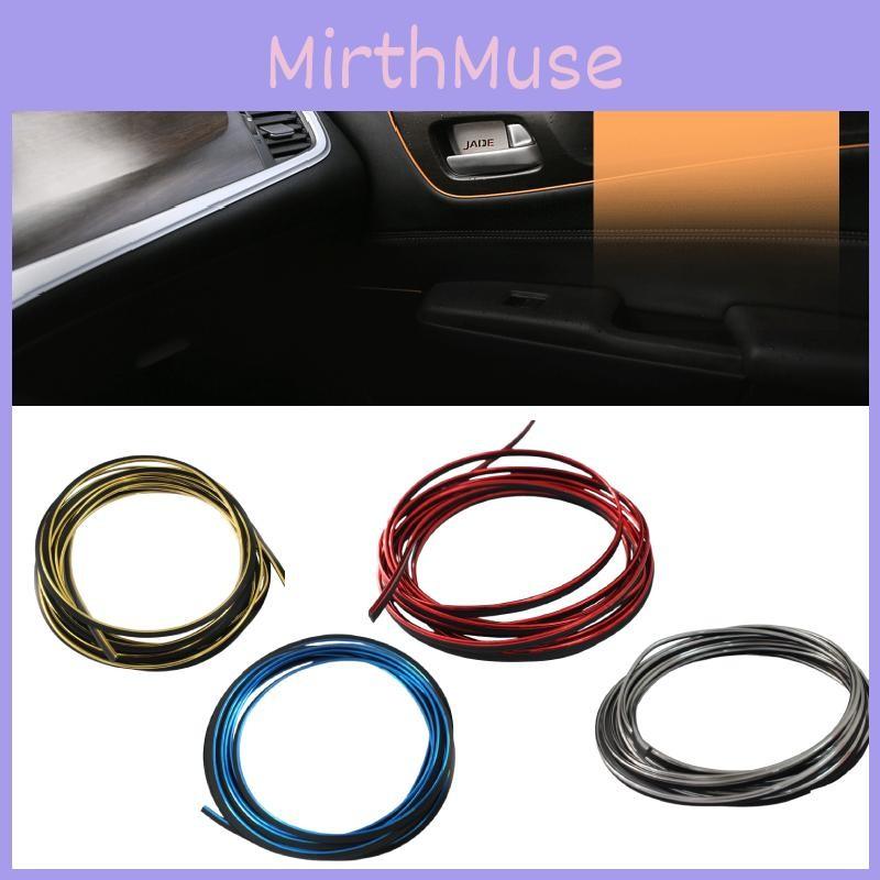 Moulding Styling Car Decorative Filler Strip Interior Exterior Set Red 5 Meters