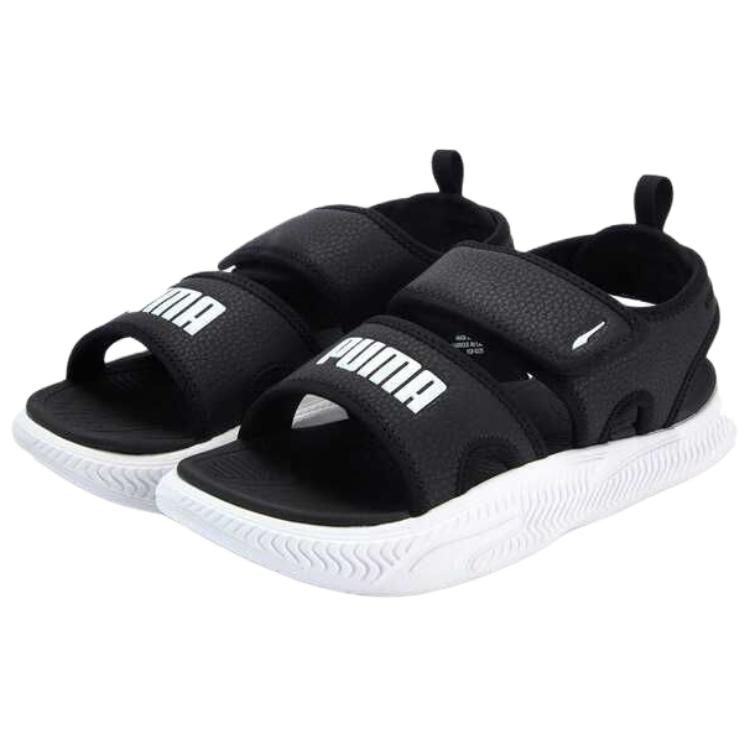 Puma Softride Pro Sandal 24 Comfortable Lightweight Beach Sandals Unisex Sandals Black White 395429-07