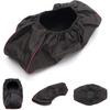 [Winch Dust Cover] Black Thickened Soft Winch Dust Cover 600D, 8000-17500 lbs Trailer SUV Universal Type (22" x 9.5" x 7")