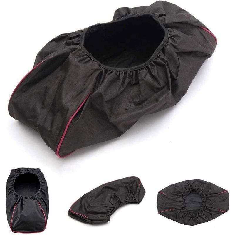 [Winch Dust Cover] Black Thickened Soft Winch Dust Cover 600D, 8000-17500 lbs Trailer SUV Universal Type (22" x 9.5" x 7")