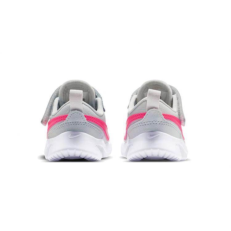 New Nike Varsity Leather Low Top Sports Casual Shoes Gray Pink Infant And Toddler CN9397-002