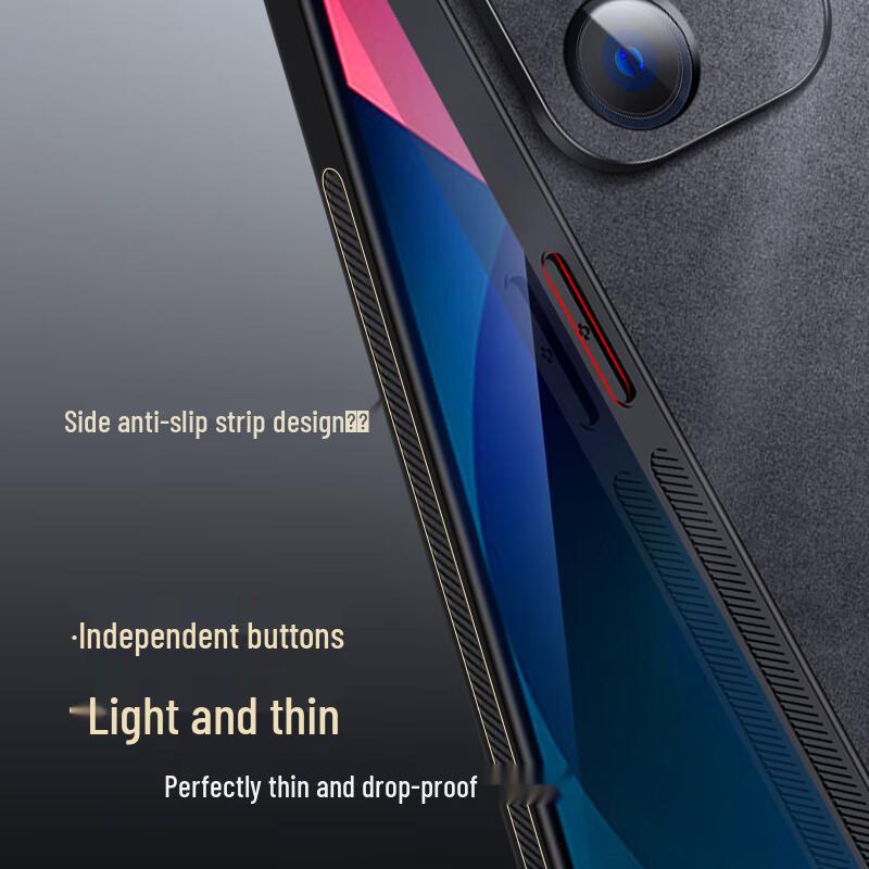 Suede-Feel Full Lens Protection Soft Case for iPhone 12 Series