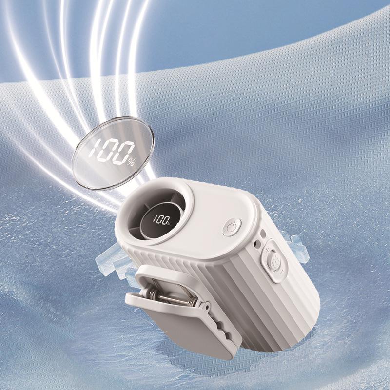 Portable High-Speed Rechargeable Waist Fan for Outdoor Activities RD30 белый