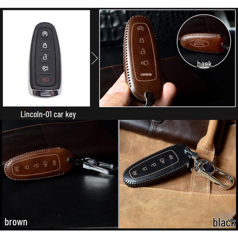 Lincoln Aviator Cowhide Smart Key Cover