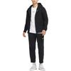 Nike Logo Print Stand Collar Hooded Jacket Men Jackets Black DQ6594-010