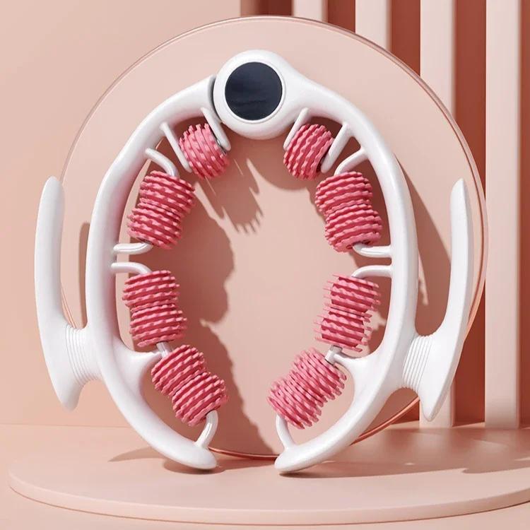Durable And Safe Round Ring Leg Massager Anticellulite Full Body Massage Roller For Neck Shoulder Abdominal Muscle Slimming Fat Massager